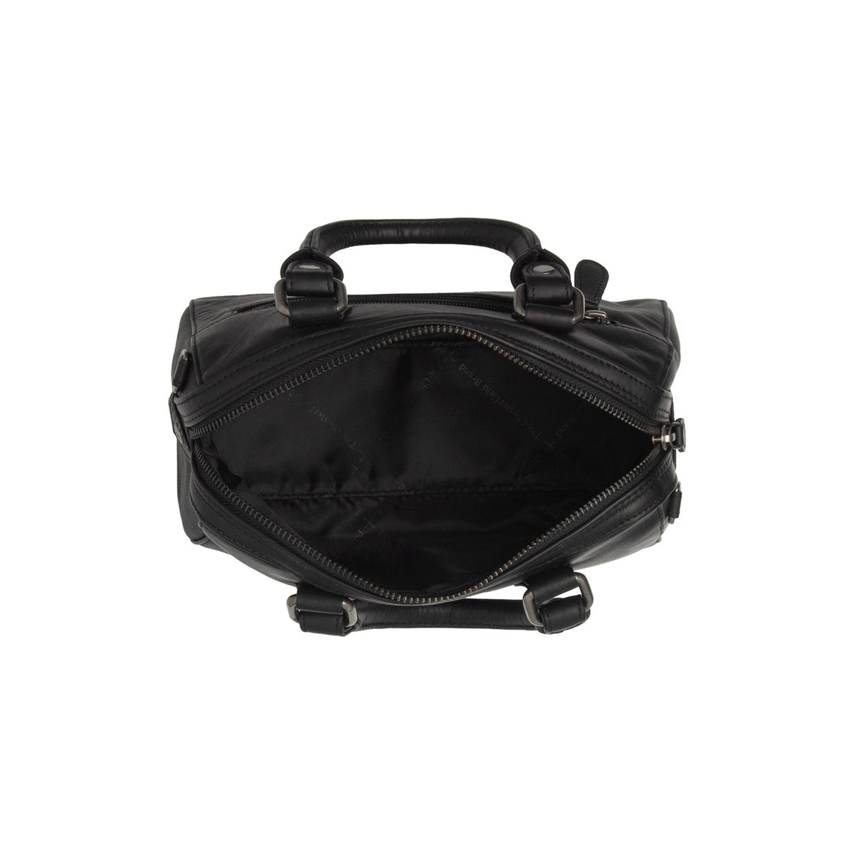 Dalford Full-Grain Leather Handbag for Kvinner - Lateral Side Profile View Showing Sleeve Cut &amp; Athletic Taper Fit