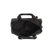 Dalford Full-Grain Leather Handbag for Kvinner - Lateral Side Profile View Showing Sleeve Cut &amp; Athletic Taper Fit