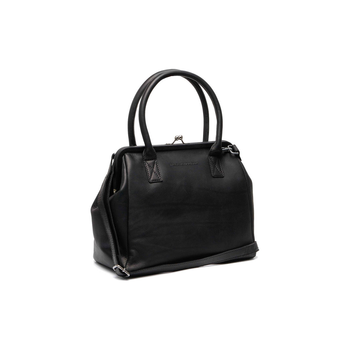 Dorin Full-Grain Leather Handbag for Kvinner in Classic 100% Full-Grain Leather - Front Profile View &amp; Tailored Silhouette | Buy Online