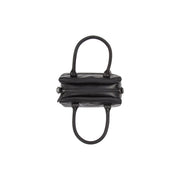 Ezra Full-Grain Leather Handbag for Kvinner - Lateral Side Profile View Showing Sleeve Cut &amp; Athletic Taper Fit