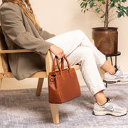 Garda Full-Grain Leather Handbag for Kvinner – alternate product view 3