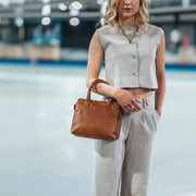 Hermosa Full-Grain Leather Handbag for Kvinner – alternate product view 3