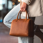 Langton Full-Grain Leather Handbag for Kvinner – alternate product view 2