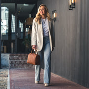 Langton Full-Grain Leather Handbag for Kvinner – alternate product view 3