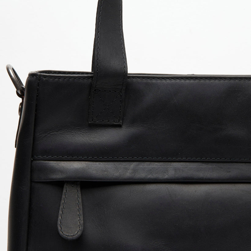 Lingfield Full-Grain Leather Handbag for Kvinner