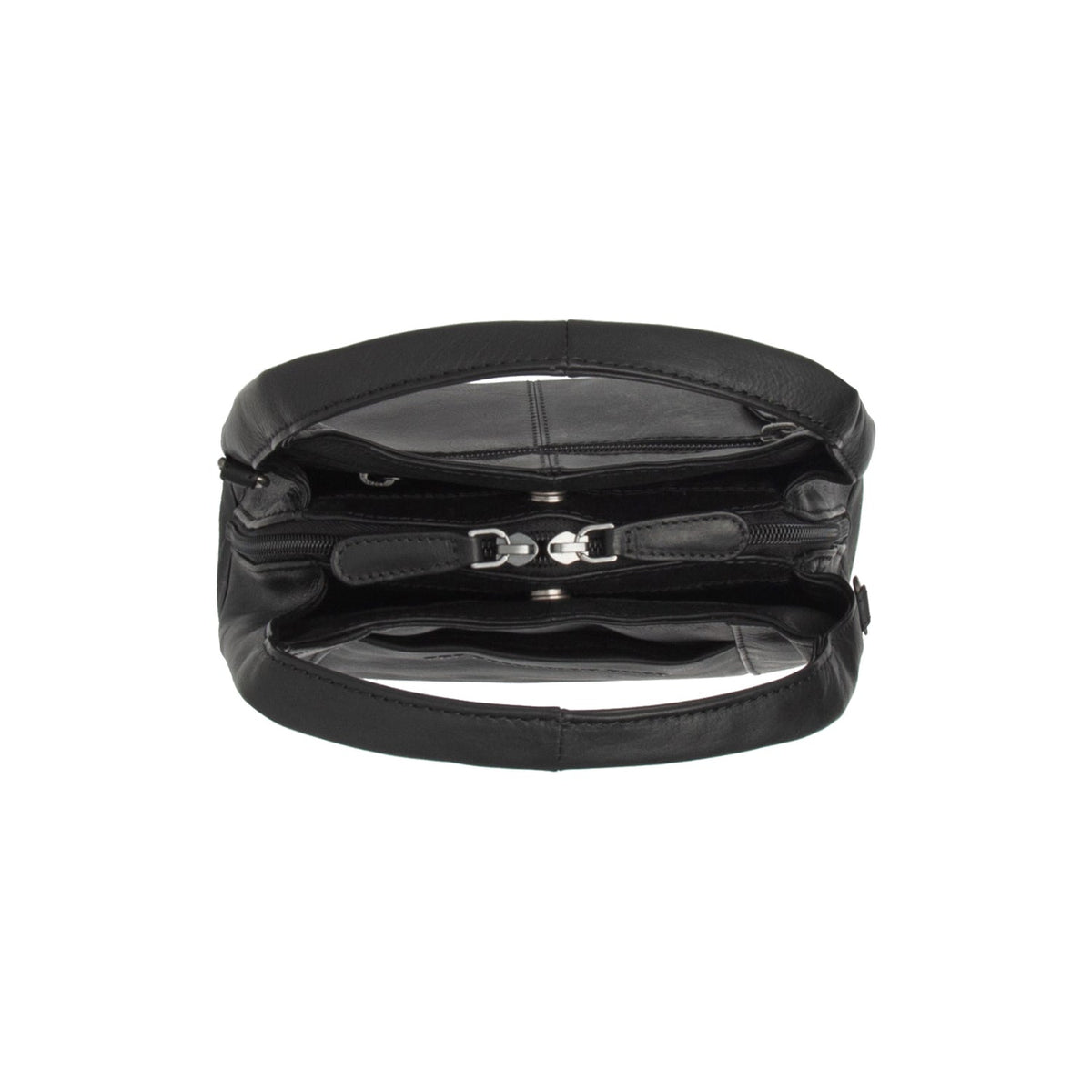 Lunera Full-Grain Leather Handbag for Kvinner - Lateral Side Profile View Showing Sleeve Cut &amp; Athletic Taper Fit