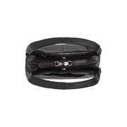 Lunera Full-Grain Leather Handbag for Kvinner - Lateral Side Profile View Showing Sleeve Cut &amp; Athletic Taper Fit