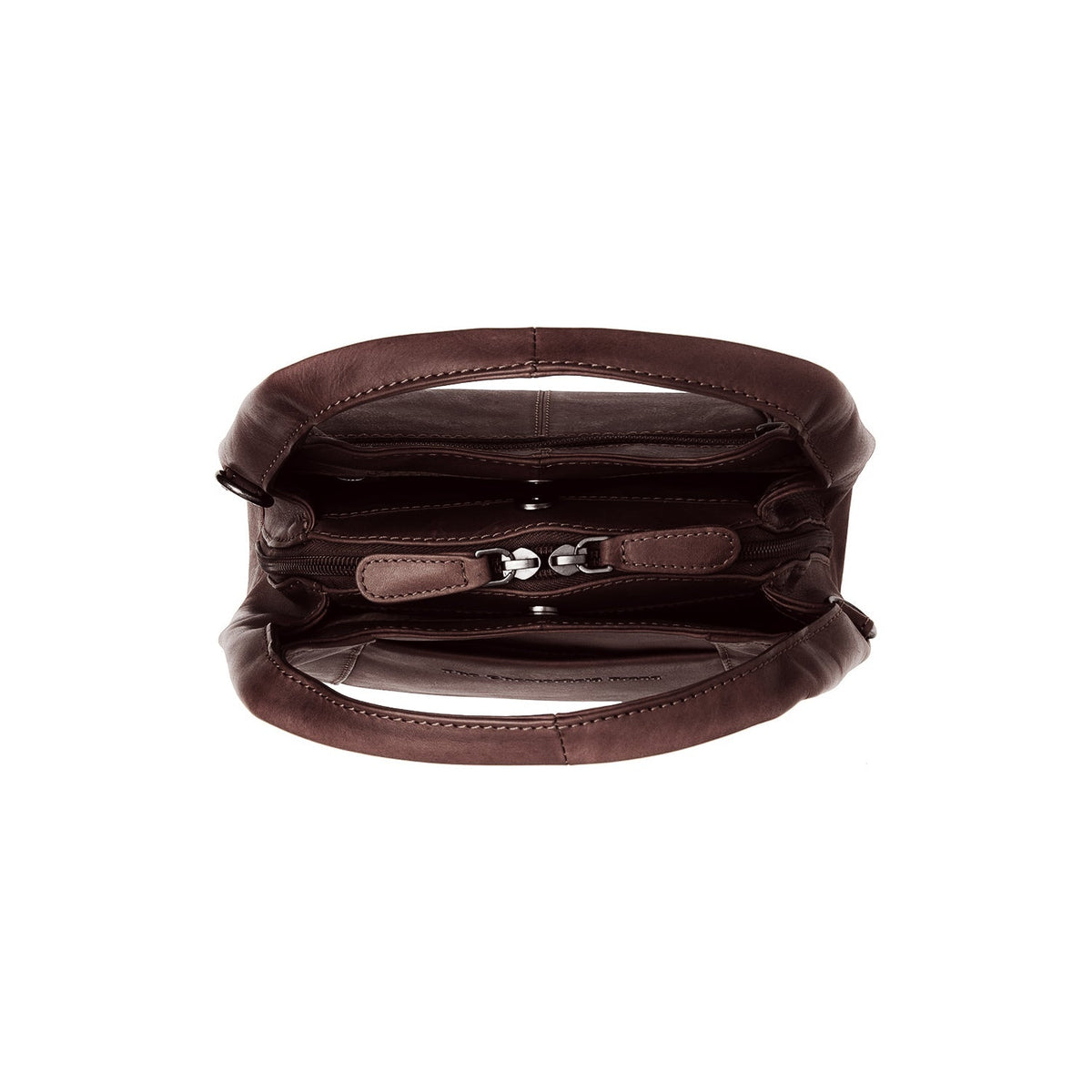 Styled Fit Perspective of Lunera Full-Grain Leather Handbag for Kvinner on Model - Natural Daylight Drape