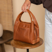 Lunera Full-Grain Leather Handbag for Kvinner – alternate product view 2