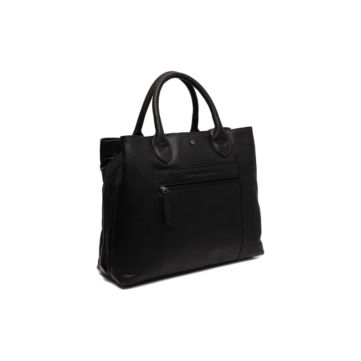 Tailored Rib Cuffs &amp; Hem Craftsmanship Construction Detail on Passau Full-Grain Leather Handbag for Kvinner