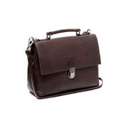 Tailored Rib Cuffs &amp; Hem Craftsmanship Construction Detail on Renata Full-Grain Leather Handbag for Kvinner