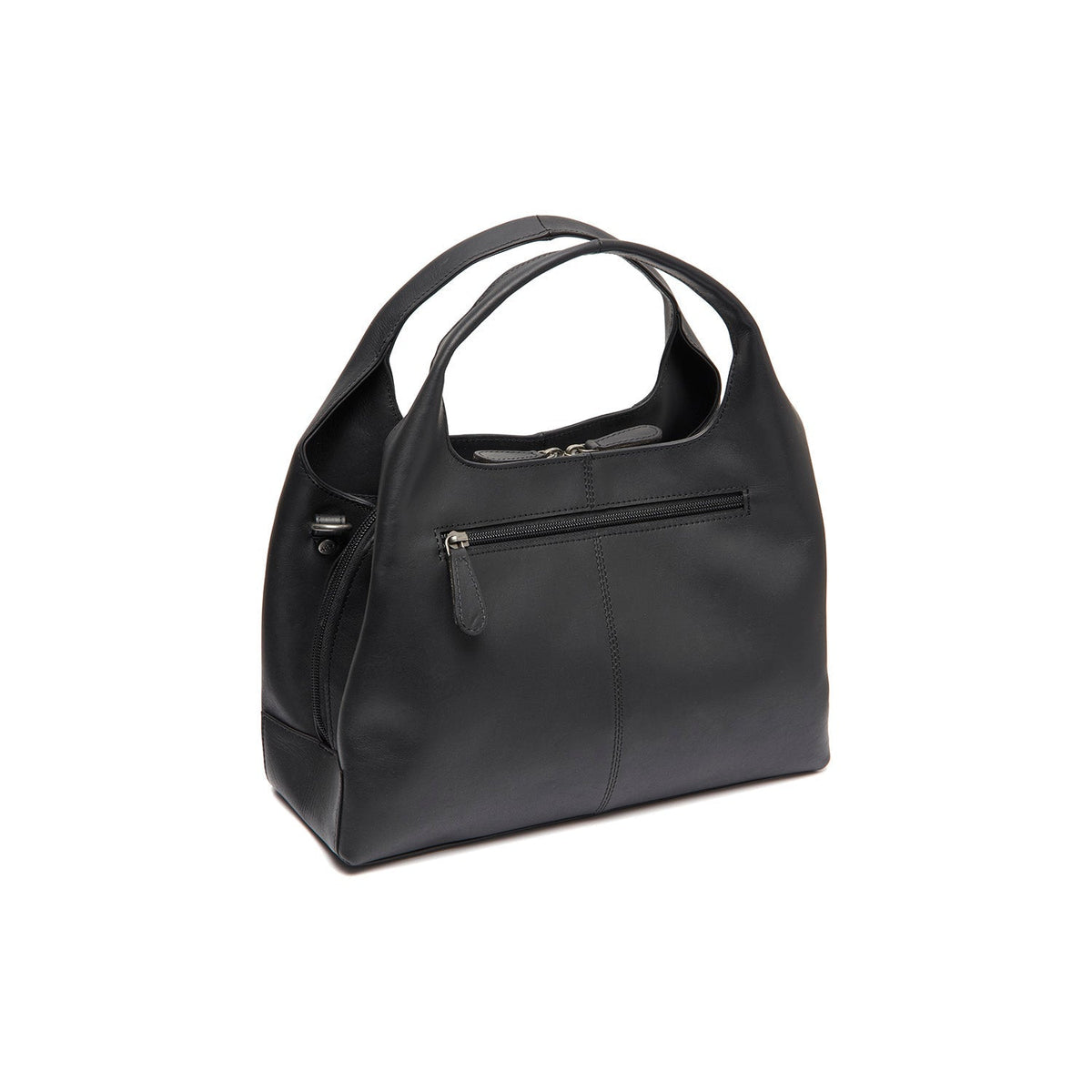 Styled Fit Perspective of Salina Full-Grain Leather Handbag for Kvinner on Model - Natural Daylight Drape