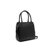 Solvin Full-Grain Leather Handbag for Kvinner in Classic 100% Full-Grain Leather - Front Profile View &amp; Tailored Silhouette | Buy Online