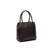 Tailored Rib Cuffs &amp; Hem Craftsmanship Construction Detail on Solvin Full-Grain Leather Handbag for Kvinner