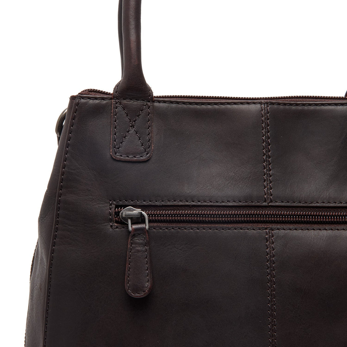 Solvin Full-Grain Leather Handbag for Kvinner – alternate product view 3