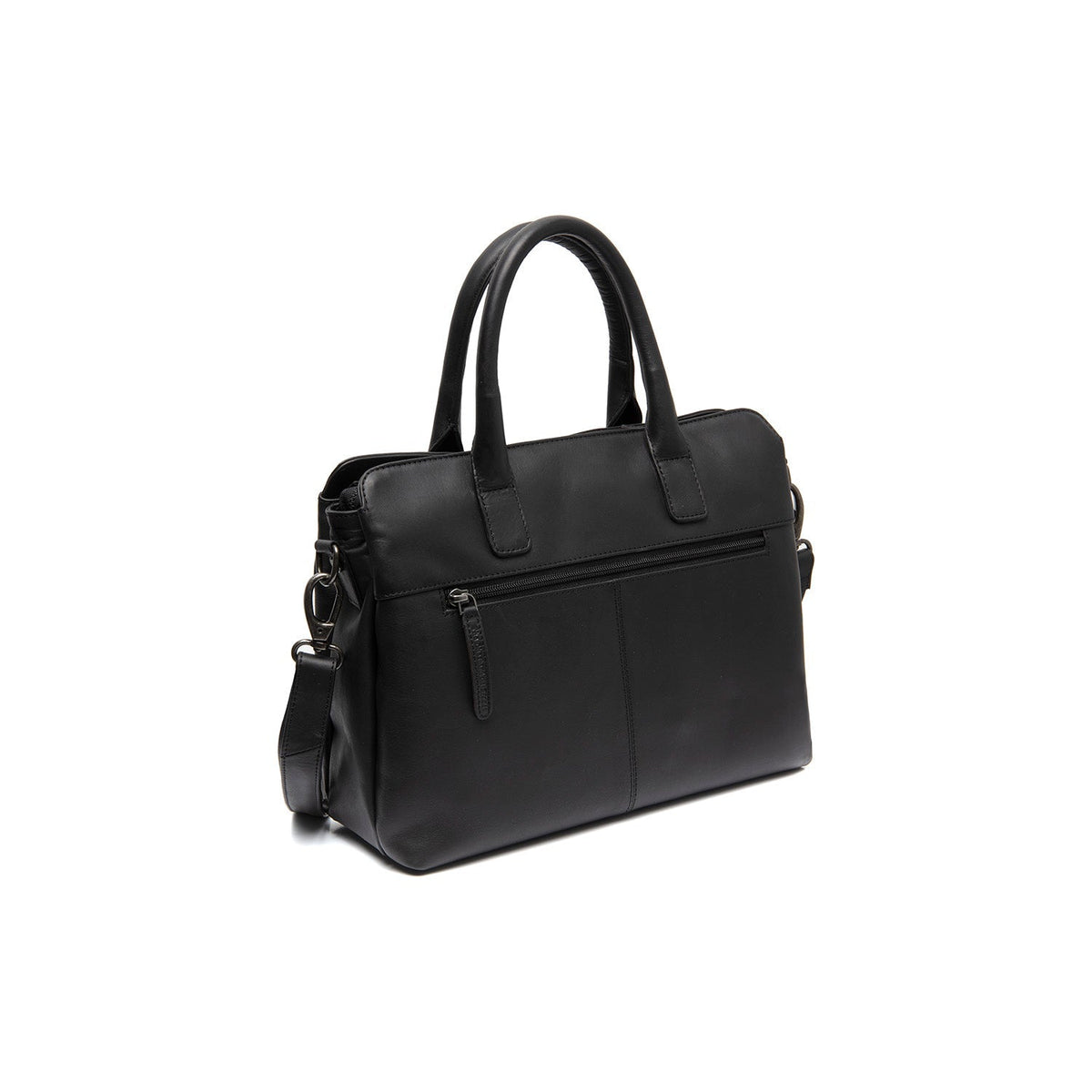 Tailored Rib Cuffs &amp; Hem Craftsmanship Construction Detail on Valmonte Full-Grain Leather Handbag for Kvinner