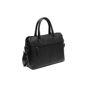 Tailored Rib Cuffs &amp; Hem Craftsmanship Construction Detail on Valmonte Full-Grain Leather Handbag for Kvinner
