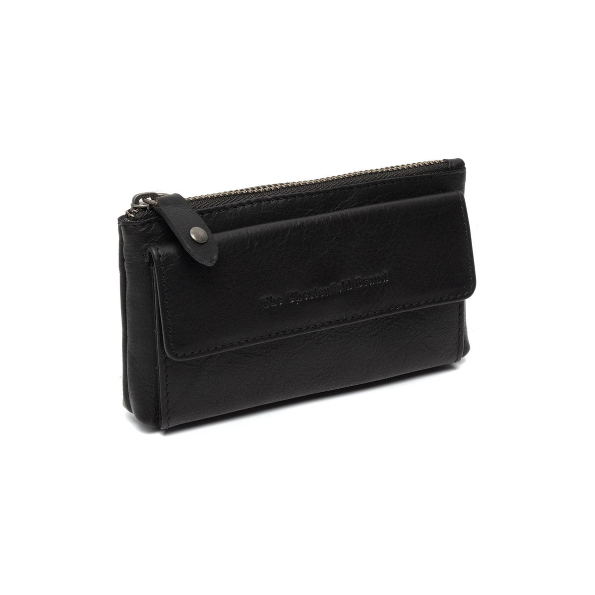 Violette Full-Grain Leather Key Case for Kvinner in Classic 100% Full-Grain Leather - Front Profile View &amp; Tailored Silhouette | Buy Online
