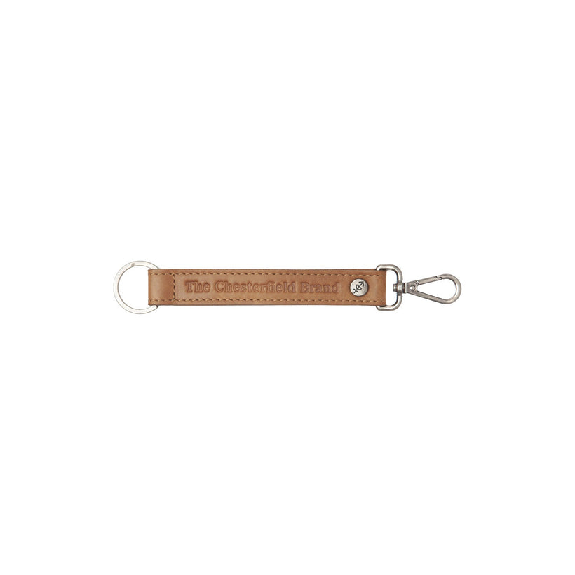 Leather Key Ring Cognac for Kvinner