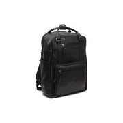 Calden Full-Grain Leather Laptop Backpack for Kvinner in Classic 100% Full-Grain Leather - Full Exterior Front Profile View | Buy Online