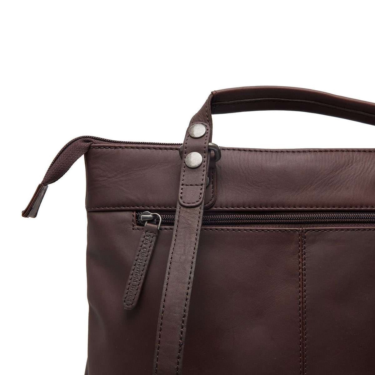 Caldero Full-Grain Leather Laptop Backpack for Kvinner – alternate product view 3