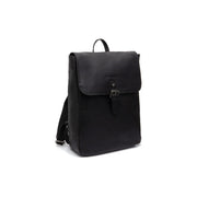 Farrow Full-Grain Leather Laptop Backpack for Kvinner in Classic 100% Full-Grain Leather - Full Exterior Front Profile View | Buy Online