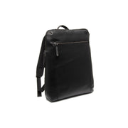 Filmore Full-Grain Leather Laptop Backpack for Kvinner in Classic 100% Full-Grain Leather - Full Exterior Front Profile View | Buy Online