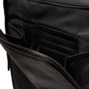Solid Antique Brass Hardware &amp; Heavy-Duty Dual Zipper Detail on Jasper Full-Grain Leather Laptop Backpack for Kvinner
