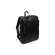 Jasper Full-Grain Leather Laptop Backpack for Kvinner in Classic 100% Full-Grain Leather - Full Exterior Front Profile View | Buy Online