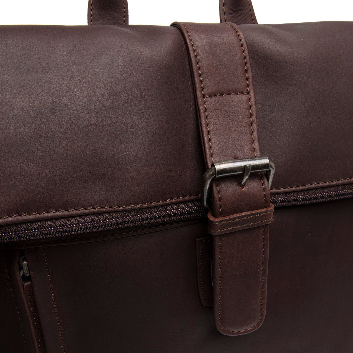 Larsson Full-Grain Leather Laptop Backpack for Kvinner – alternate product view 2