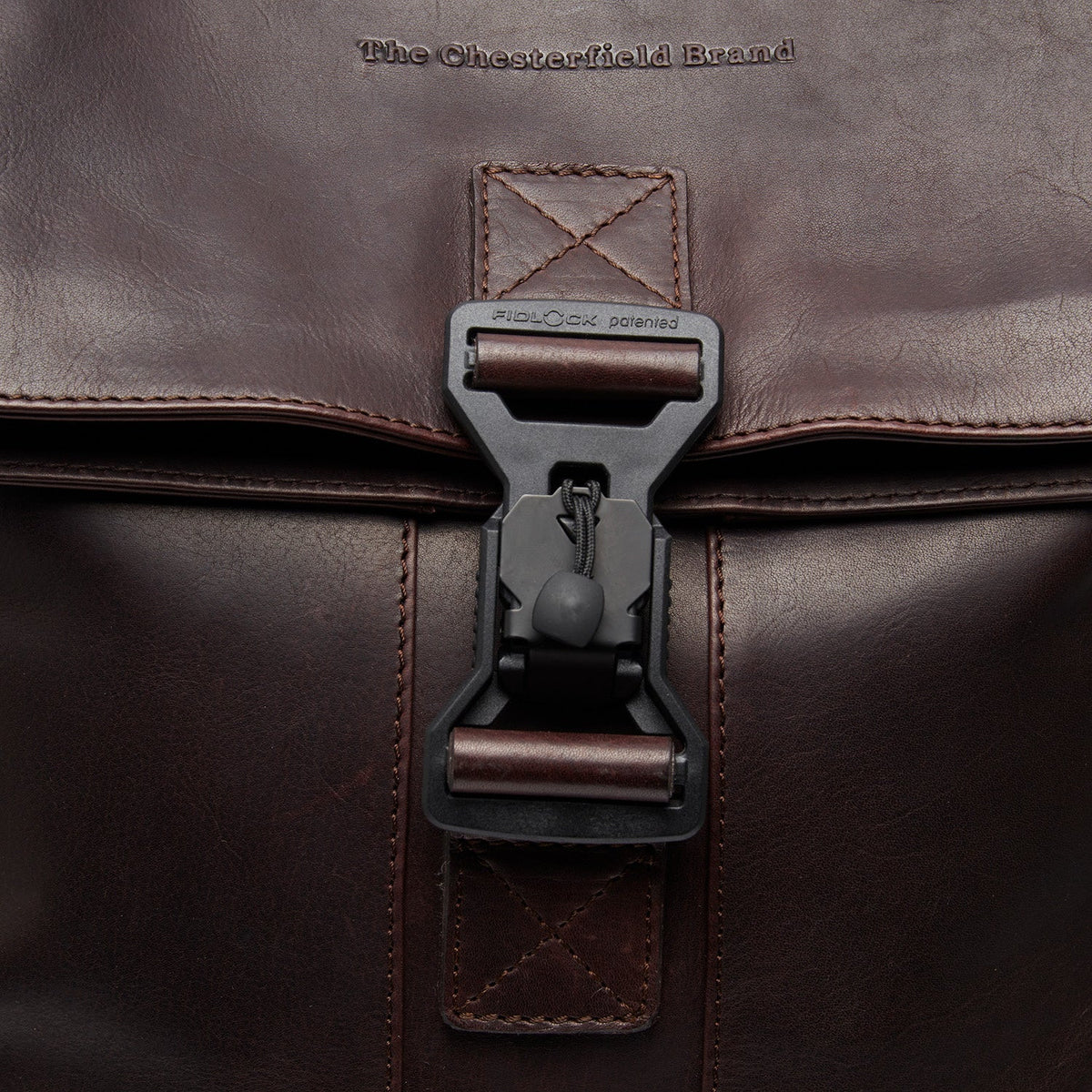 Savona Full-Grain Leather Laptop Backpack for Kvinner – alternate product view 3