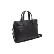 Elvas Full-Grain Leather Laptop Bag for Kvinner in Classic 100% Full-Grain Leather - Full Exterior Front Profile View | Buy Online