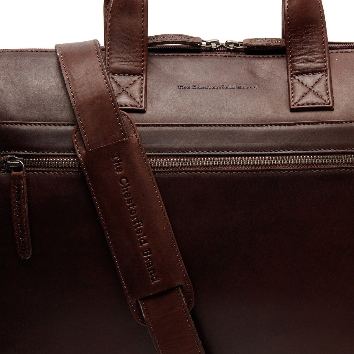 Levanto Full-Grain Leather Laptop Bag for Kvinner – alternate product view 3