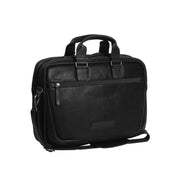 Seth Full-Grain Leather Laptop Bag for Herre in Classic 100% Full-Grain Leather - Full Exterior Front Profile View | Buy Online