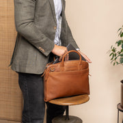 Tilbury Full-Grain Leather Laptop Bag for Kvinner – alternate product view 3