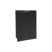 Close-Up Detail of Classic Collar &amp; Heavy-Duty Zipper Hardware on Leather Passport Case for Kvinner