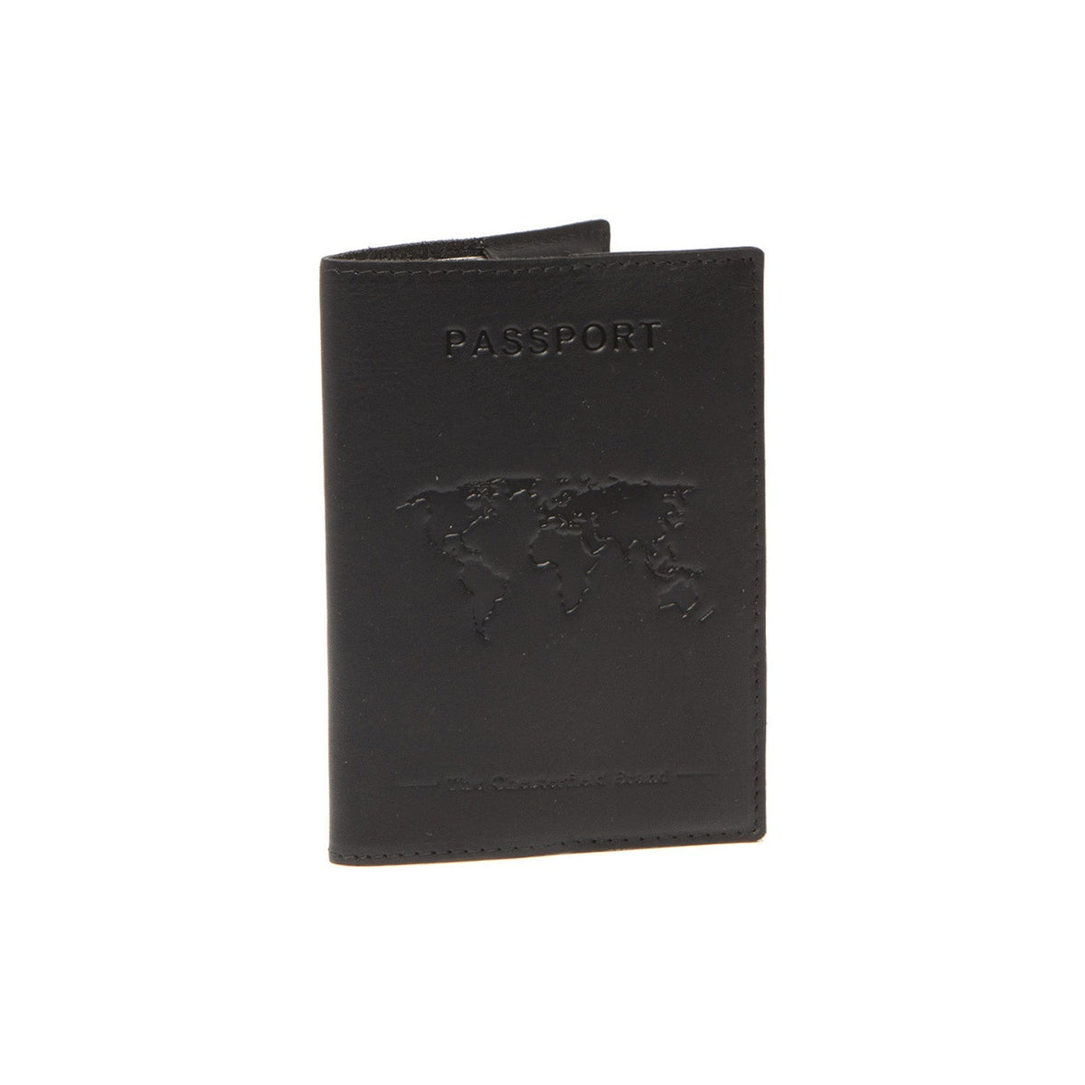 Leather Passport Case for Kvinner in Classic 100% Full-Grain Leather - Front Profile View &amp; Tailored Silhouette | Buy Online