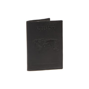 Leather Passport Case for Kvinner in Classic 100% Full-Grain Leather - Front Profile View &amp; Tailored Silhouette | Buy Online