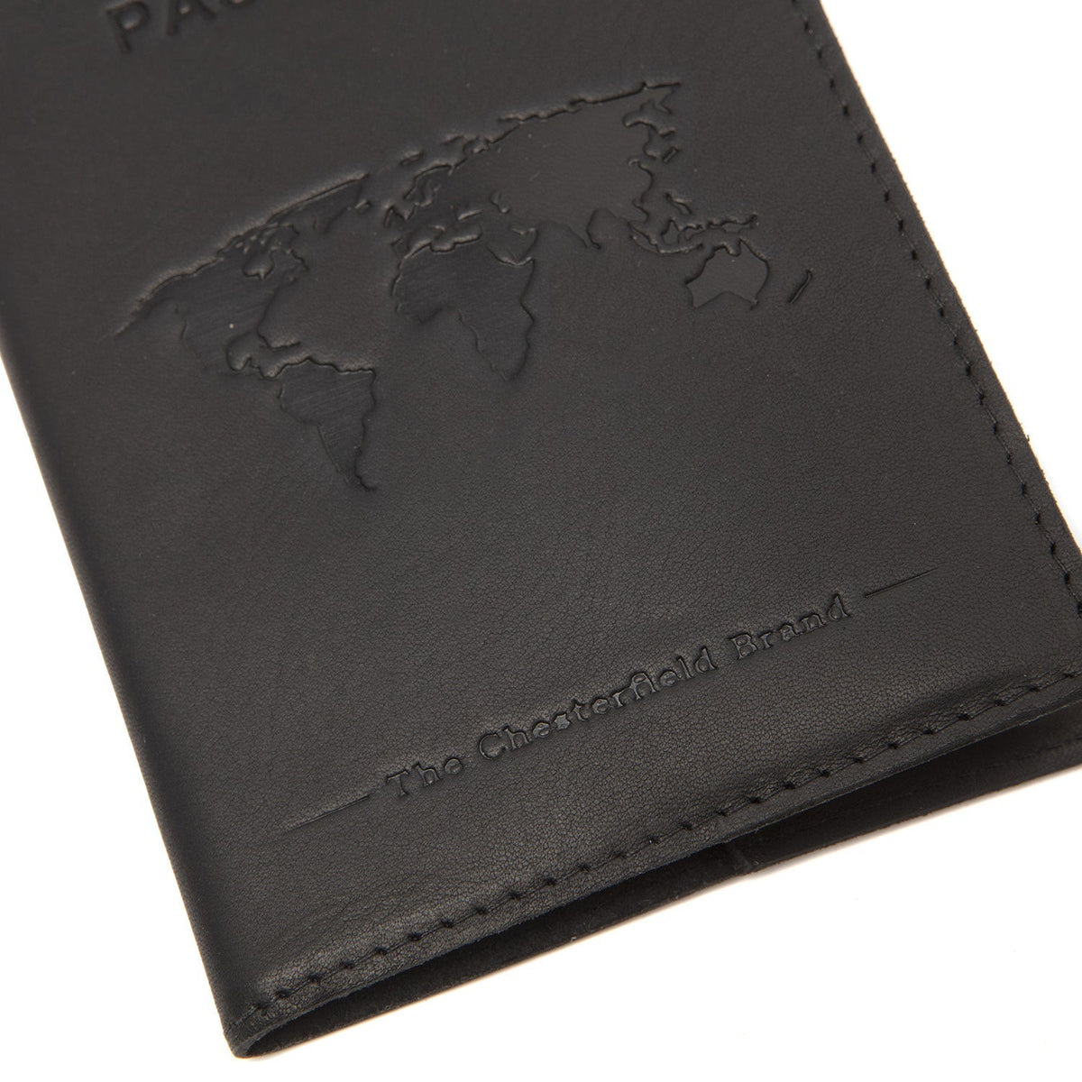 Leather Passport Case for Kvinner - Lateral Side Profile View Showing Sleeve Cut &amp; Athletic Taper Fit
