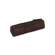 Brown Leather Pencil Case Lea for Kvinner, detail view 3