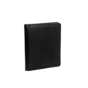 Leather Portfolio Barnet for Kvinner in Classic 100% Full-Grain Leather - Front Profile View &amp; Tailored Silhouette | Buy Online