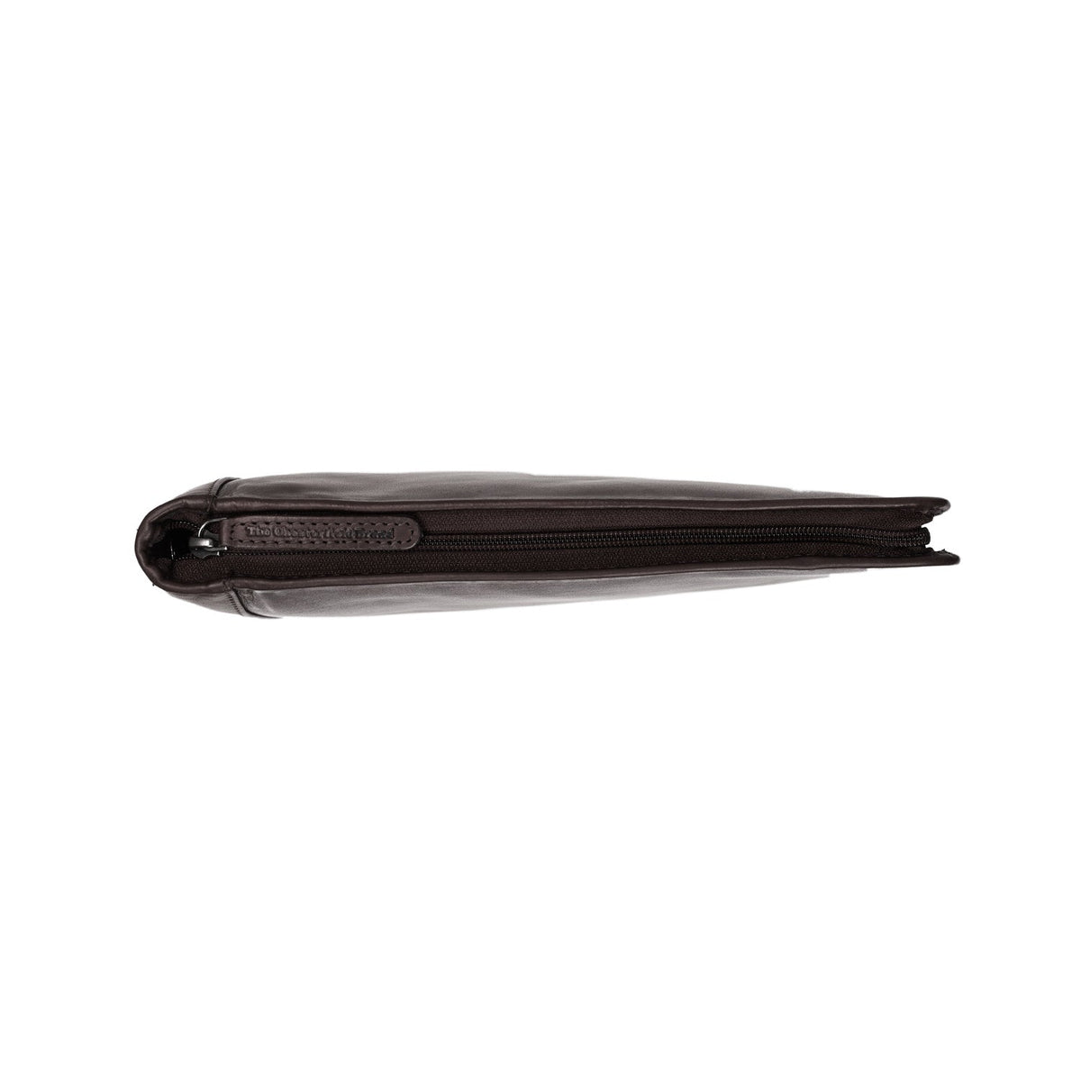 Styled Fit Perspective of Leather Portfolio Barnet for Kvinner on Model - Natural Daylight Drape