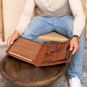 Leather Portfolio Barnet for Kvinner – alternate product view 3