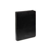 Leather Portfolio Moreton for Kvinner in Classic 100% Full-Grain Leather - Front Profile View &amp; Tailored Silhouette | Buy Online
