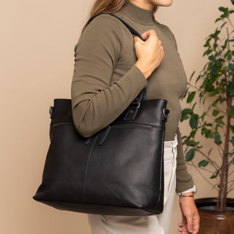 Rome Full-Grain Leather Shopper for Kvinner