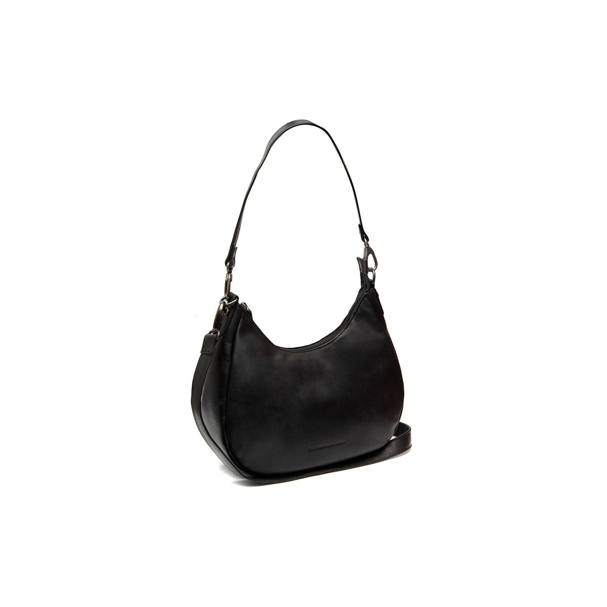 Alexandria Full-Grain Leather Shoulder Bag for Kvinner in Classic 100% Full-Grain Leather - Full Exterior Front Profile View | Buy Online