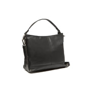 Amelia Full-Grain Leather Shoulder Bag for Kvinner in Classic 100% Full-Grain Leather - Full Exterior Front Profile View | Buy Online
