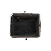 Solid Antique Brass Hardware &amp; Heavy-Duty Dual Zipper Detail on Andrade Full-Grain Leather Shoulder Bag for Kvinner