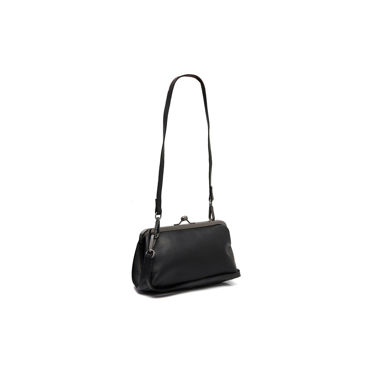 Andrade Full-Grain Leather Shoulder Bag for Kvinner in Classic 100% Full-Grain Leather - Full Exterior Front Profile View | Buy Online