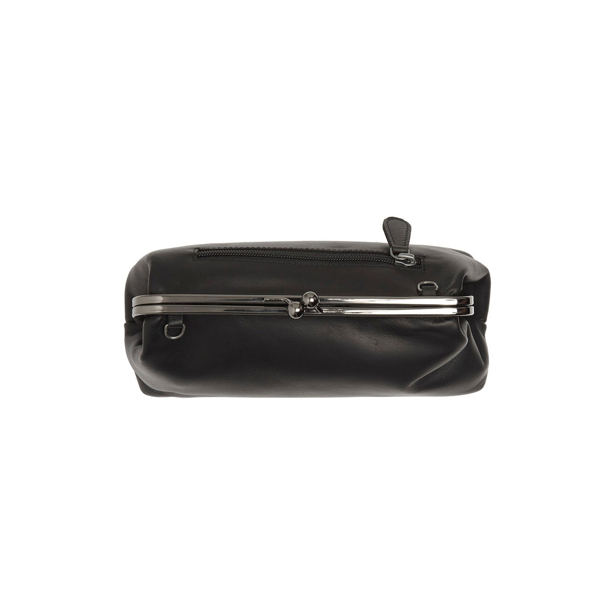 Andrade Full-Grain Leather Shoulder Bag for Kvinner - Structured Side Profile Showing Gusset Depth &amp; Expansion Capacity